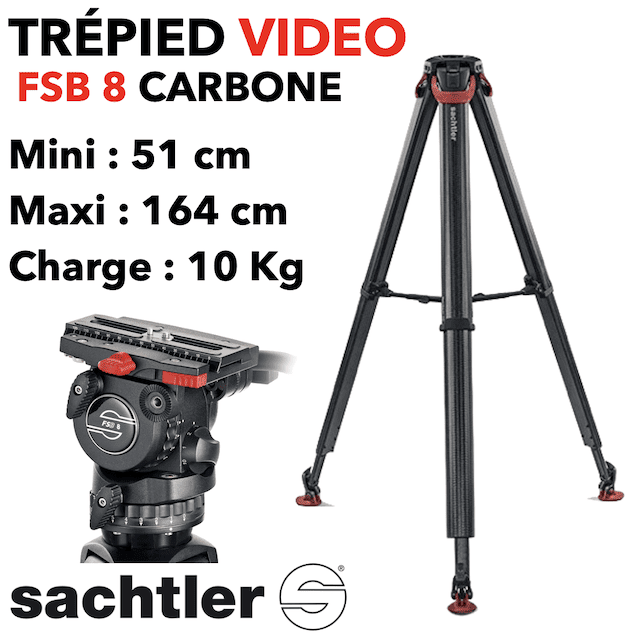 Location Trépied vidéo Sachtler FSB 8 T FT MS - Pixloc
