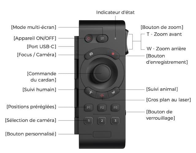 Location Télécommande OBSBOT Tail Air - Pixloc