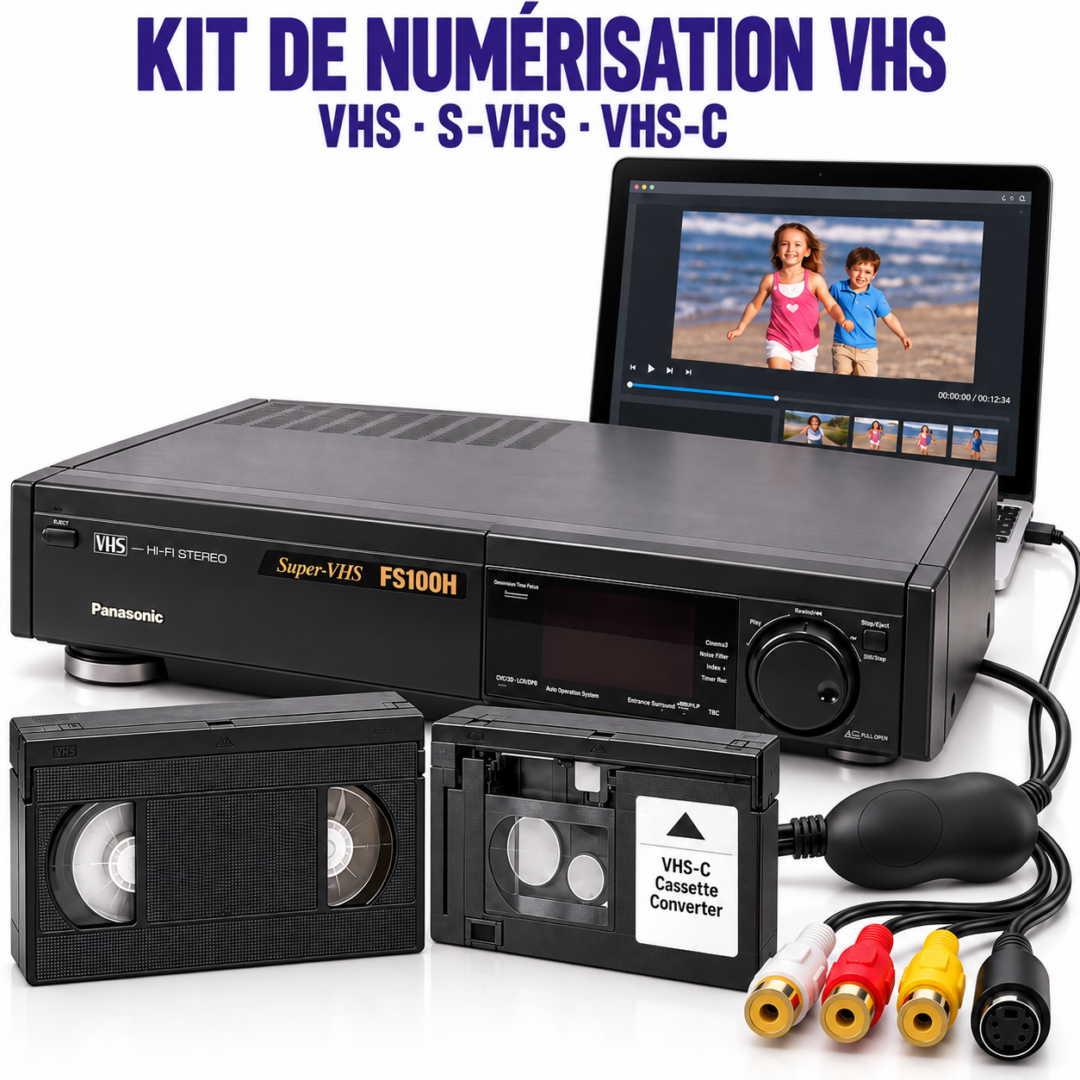 Location Kit de numérisation VHS - Pixloc