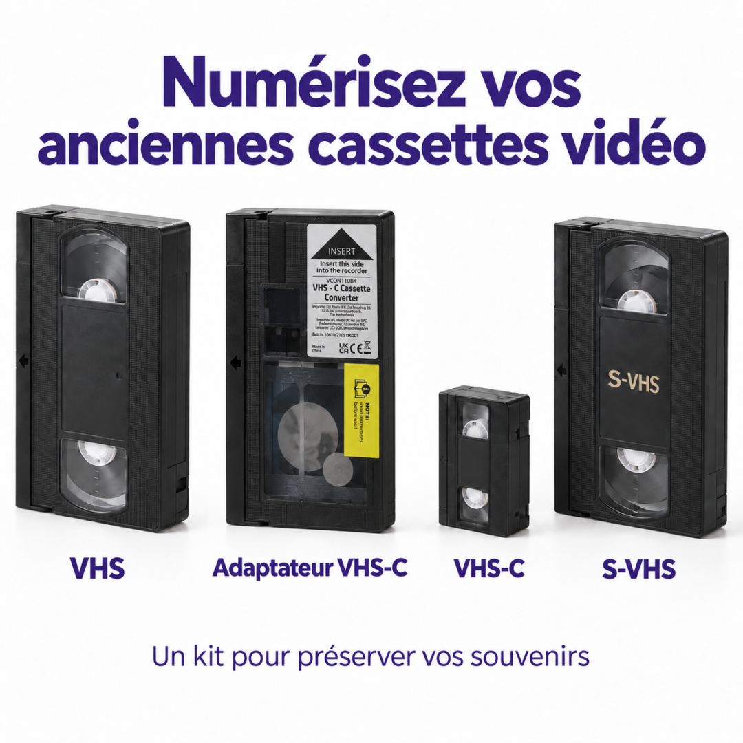 Location Kit de numérisation VHS - Pixloc