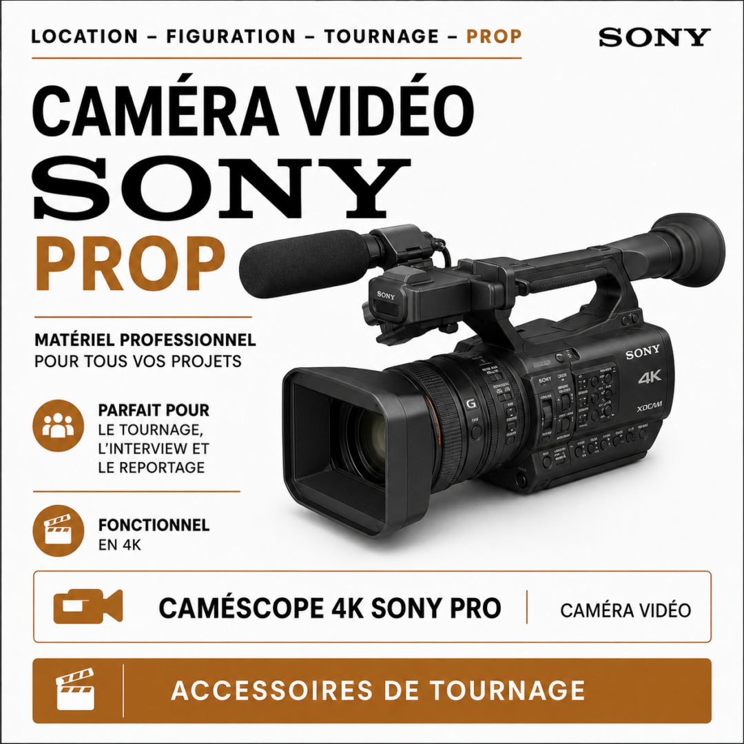 Location Caméra Sony Figuration Prop - Pixloc