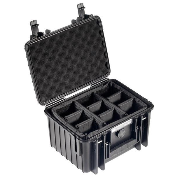 Location Valise de protection B&W Type 2000 RPD noir - Pixloc