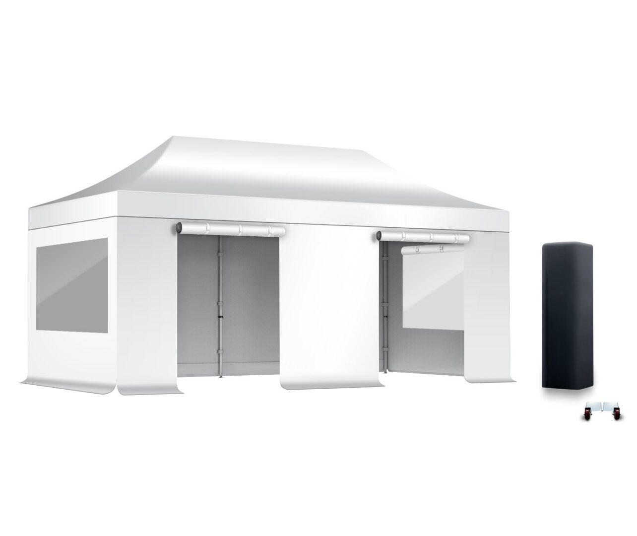 Location Barnum pliant Pro 3x6 m blanc - Pixloc